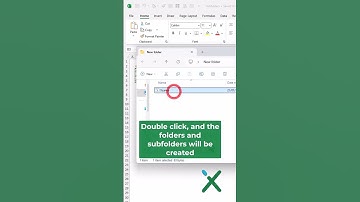 🇺🇸 WINDOWS TRICKS: 🗄📂 Creating folders and subfolders automatically #shorts