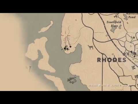 Red Dead Redemption 2 - Burdock Root, Wild Bulrush location near Camp YouTube