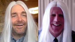 Long Haired Businessmen Video Conference With Will Ferrell And Will Forte