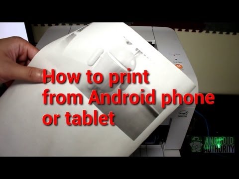 How to print from your Android phone or tablet