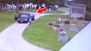 Grieving Parents Hide Camera in Cemetery to Unveil Their Unwelcome Visitor