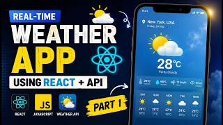 Build a Real-Time Weather App Using React  | Part 1 Weather App Using Java Real Time Weather App Using Java 2026