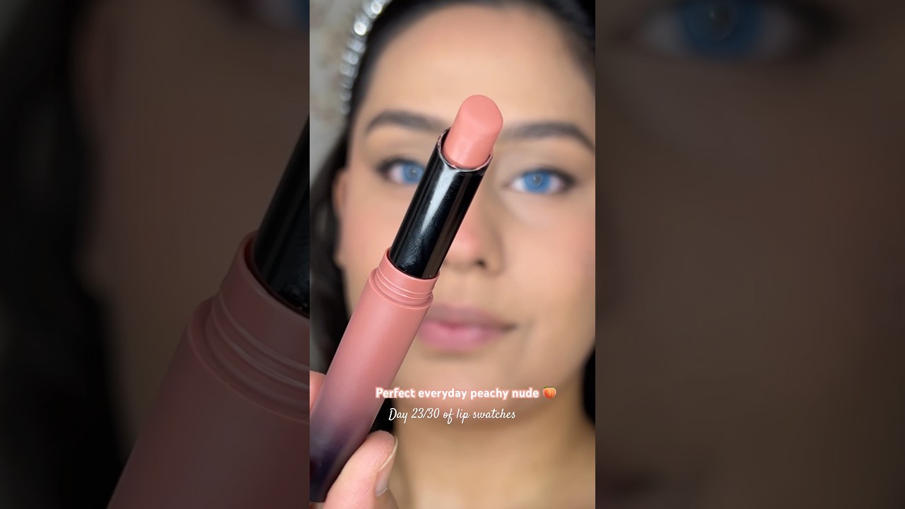 Pov: you found the peachy nude lipstick of your dreams 🍑🪷💋 