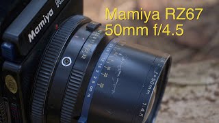 Portraits with Mamiya RZ67 50mm f4.5 || Shooting