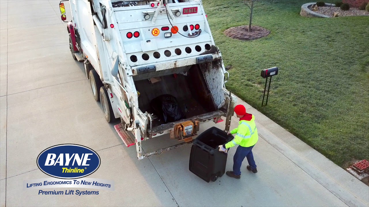 Bayne Is The Hydraulic Cart Lift Solution For Your Garbage Collection Routes