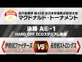 【決勝:HARD OFF ECOスタジアム新潟】A⑥- 1【京都】伊勢田ファイターズ vs 【大阪】長曽根ストロングス