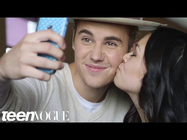 Justin Bieber Meets Two Inspiring (and Adorable) Super Fans | Teen Vogue class=