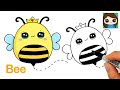 How to Draw a Cute Bee Easy | Squishmallows