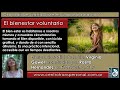 Virginia Gawel: EL BIENESTAR VOLUNTARIO