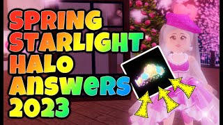 ⭐️Starlight Spring HALO ANSWERS 2023 //Royale High (part 1) 