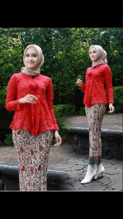 Inspirasi Fashion Kebaya Warna Merah
