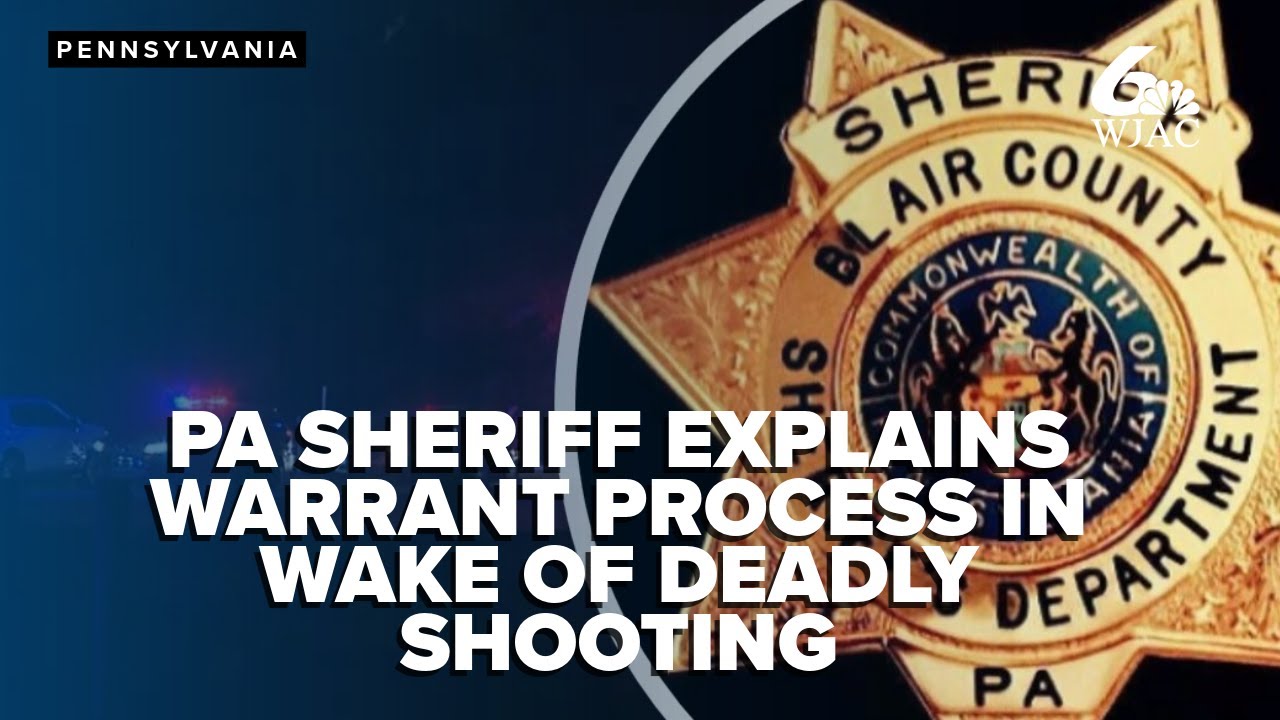 Pennsylvania sheriff explains warrant serving process in wake of deadly shooting of detectives