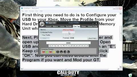 How to Mod your Gamertag using a USB [Easy]