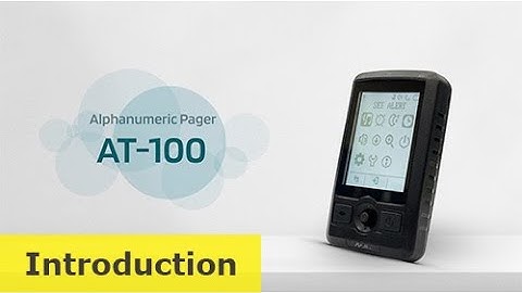 【Introduction】Alphanumeric Pager 【AT-100】【Gold Apollo金阿波羅】