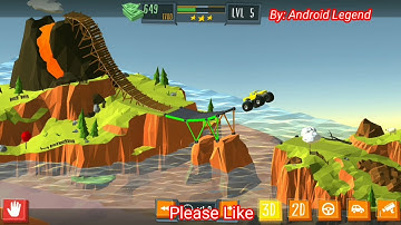 Build a Bridge Level 5 Android 3 star walk-through