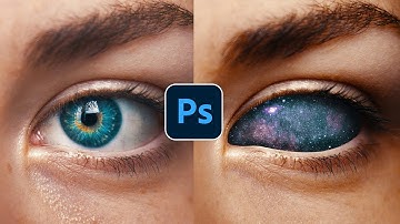 Photoshop CC Tutorial | EASY GALAXY EYE Photo Manipulation Effect