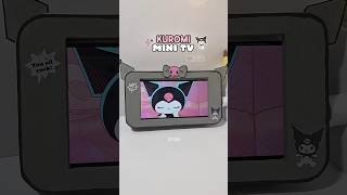 kuromi mini tv  ⋆ 𐙚 ̊.   #diy #tutorial #craft #sanrio #shorts #hellokitty #handmade #cute