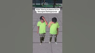POV: You try to have a 1v1 in Strongest Battlegrounds
