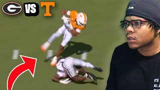 OMG OVERTIME?? No. 6 Georgia Bulldogs vs. No. 15 Tennessee Volunteers Highlights Reaction