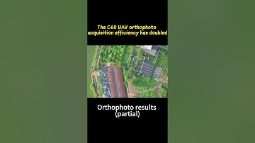 Mapping efficiency doubled! C60 UAV orthophoto acquisition effect test. #drone #uas #surveying
