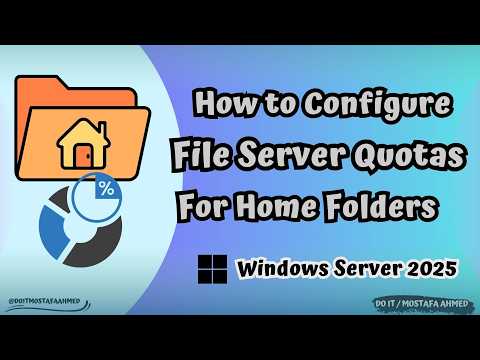 Windows Server 2025 : Set a Disk Quota for Home Folders [ Step-by-Step Guide ] 👍