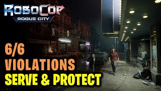 Serve and Protect: Detect 6 Violations | RoboCop Rogue City