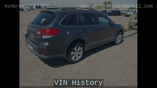 2011 Subaru Outback 2.5i Limited 2011 4s4brckc3b3378222