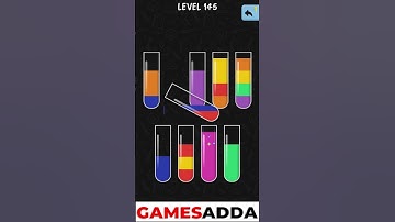 Water Color Sort Level 145 Walkthrough Solution iOS/Android
