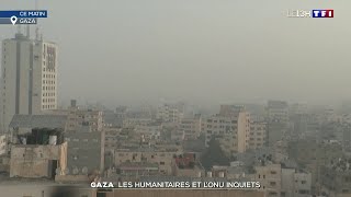 A Gaza, les humanitaires et l'ONU inquiets