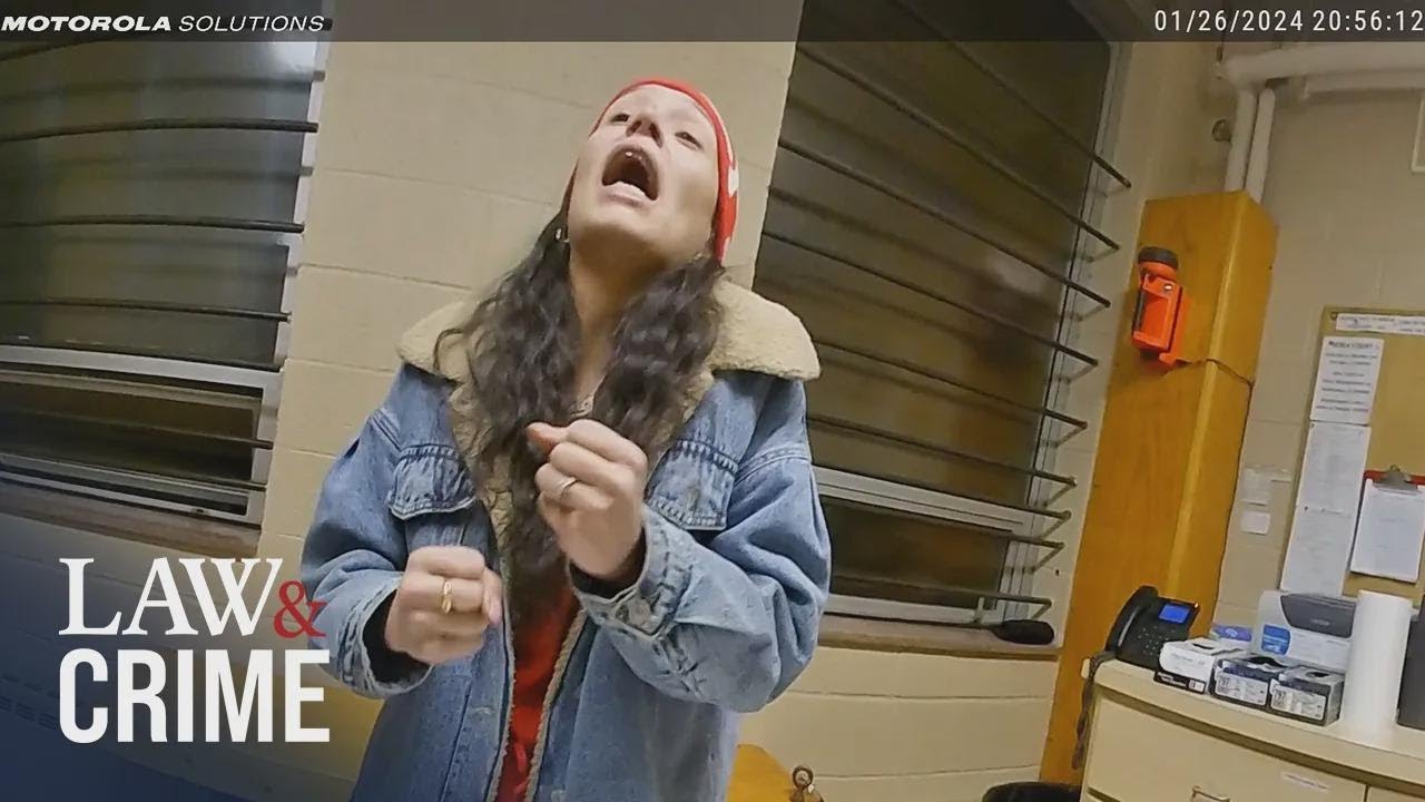 Пьяная женщина устроила скандал у винного магазина