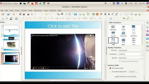 Slide show for Presentation in impress basic ideas IT Mela