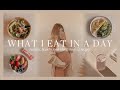 WHAT I EAT IN A DAY | realistic, healthy, nourishing meals & new recipes | pregnancy edition