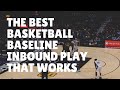 The Best Basketball Baseline Inbound Play that Works