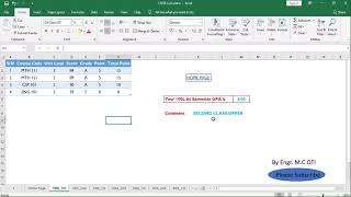 How to calculate student cumulative grade point average