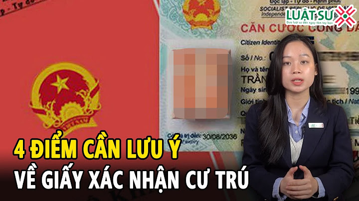 Giấy xác nhận lưu trú là gì năm 2024