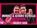 Mendez feat. Alvaro Estrella ”Vamos amigos” | Melodifestivalen 2020 Andra Chansen (INTERVIEW)