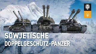 Update 1.7.1 - Neuer Zweig der sowjetischen Doppelgeschütz-Panzer!