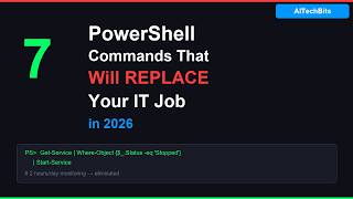 7 PowerShell Commands That Will Replace Your IT Job in 2026