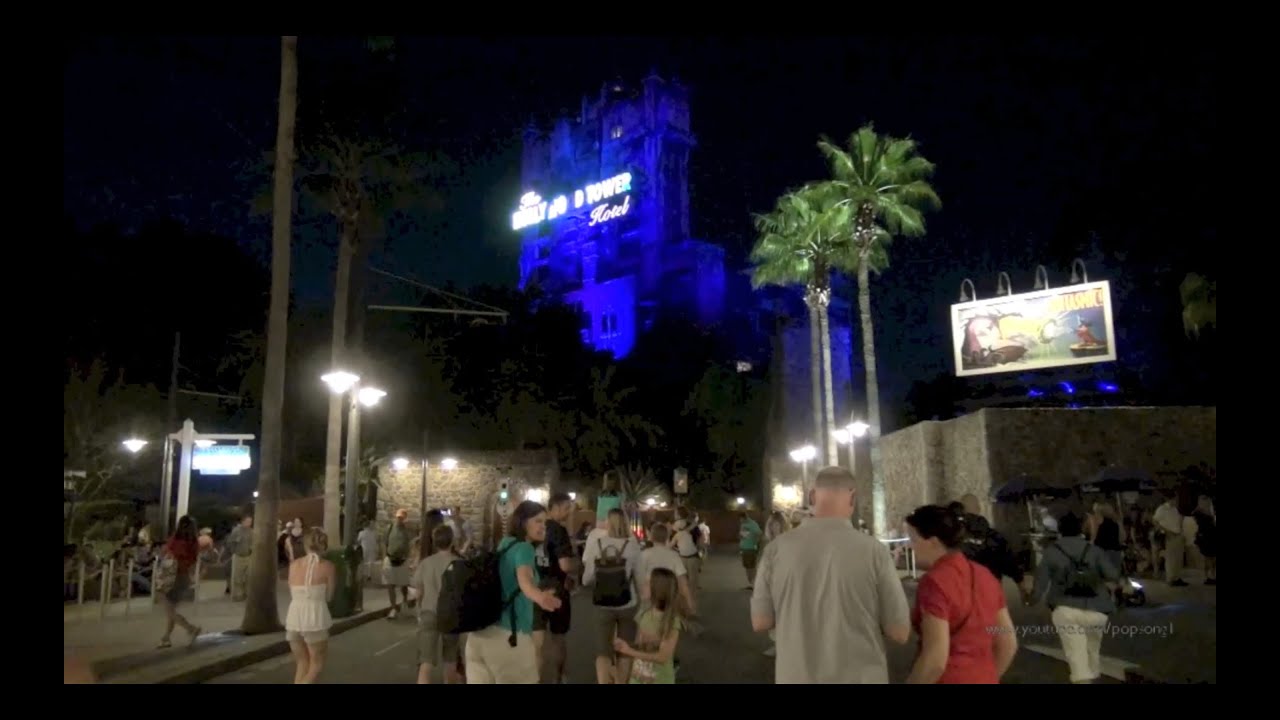 Disney's Hollywood Studios Complete Walkthrough at Night Walt Disney