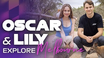 Oscar Piastri explores Melbourne before his debut home race