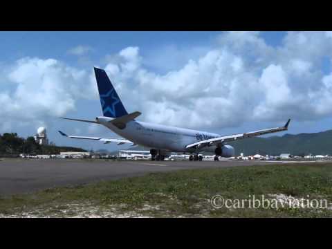 Air Transat A330-200 Departure St. Maarten
