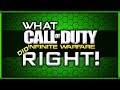 What Infinite Warfare did RIGHT!