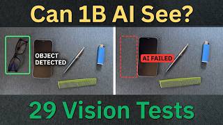 Can a 1B AI Model Actually See I Tested 29 Tasks