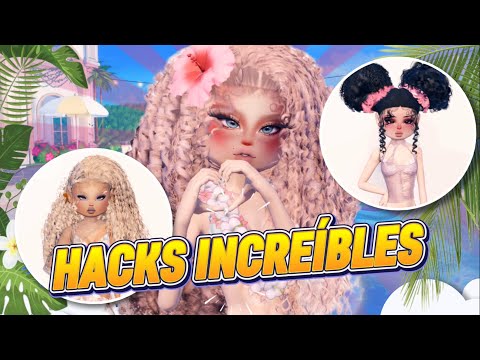 Do these HACKS really WORK? 😰 Hair combos in DRESS TO IMPRESS ⭐