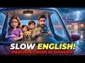 A Stormy Night Emergency! Mom Needs a Hospital | Slow English Story | Slow English | A1-A2 Level