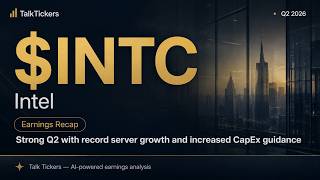 Intel Q2 2026 Earnings: AI Demand Fuels Record Growth & CapEx Surge