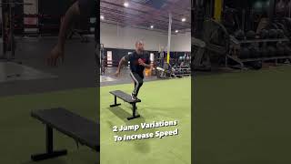 Here’s 2 jump drills we use to enhance an athletes force to sprint faster shorts