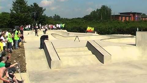 DANNY WAY & COLIN MCKAY Skateboarding PLAN B Demo AT SAFFRON WALDEN