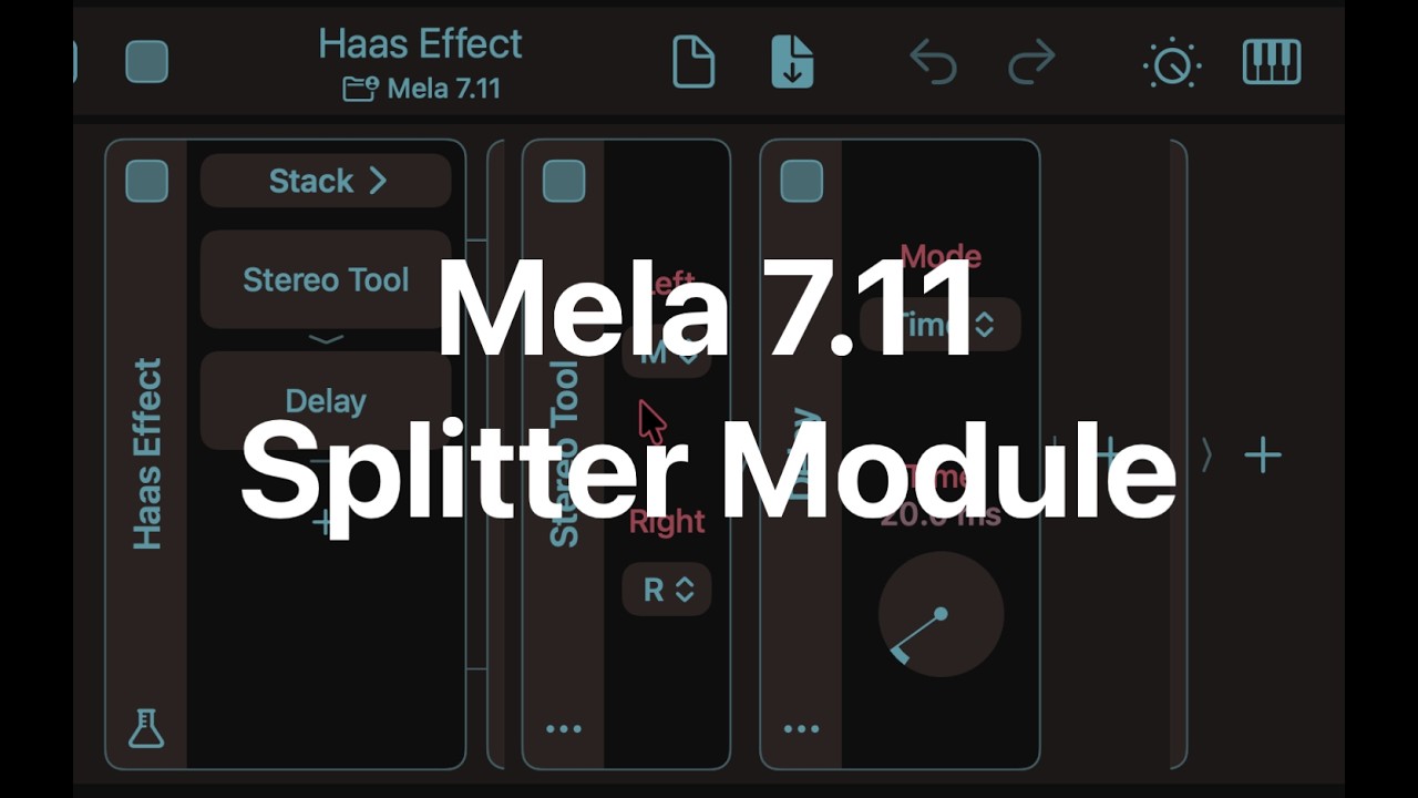 Mela 7.11: Build Flexible Effects with Splitter - YouTube