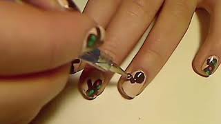 *-Easy Gingerbread Men Nails-*-CHRISTMAS NAIL ART-*